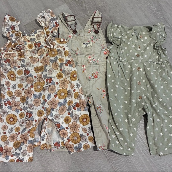 Carter's Other - 0-3 Month Floral Bundle